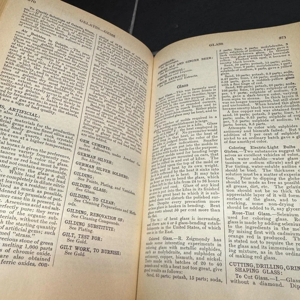 Henley's Twentieth Century Book of‎ Ten Thousand Recipes Formulas Processes 1930